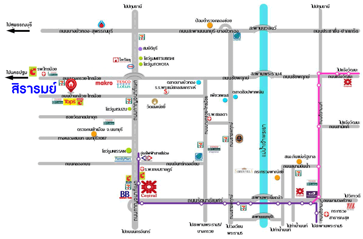 ทาวน์เฮ้าส์มือสองย่านนนทบุรี ม.สิรารมย์ บ้านกล้วย-ไทรน้อย บนเนื้อที่มากถึง 23.2 ตร.ว. ฟังก์ชัน 2 ห้องนอน 2 ห้องน้ำ 1 ที่จอดรถ ที่สุดของทำเลคุณภาพ เพียง 20 นาทีก็ถึงรถไฟฟ้าสายสีม่วง "สถานีคลองบางไผ่" และเซ็นทรัลเวสต์เกต รีบจองด่วน!