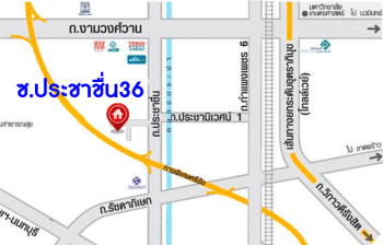 *****ทาวน์เฮ้าส์มือสองย่านกรุงเทพมหานคร ม.ประชาชื่น 36 ประชาชื่น บนเนื้อที่ 12 ตร.ว. ฟังก์ชัน 3 ห้องนอน 2 ห้องน้ำ 1 ที่จอดรถ บ้านหันทิศตะวันออกเฉียงใต้ ทำเลดี เดินทางง่าย ใกล้เดอะมอลล์ งามวงศ์วาน, ทางด่วน "ศรีรัช" และรถไฟฟ้าสายสีม่วง "สถานีบางซ่อน"...