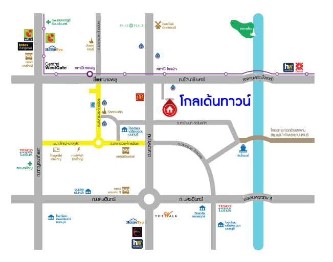 *****ทาวน์เฮ้าส์มือสองย่านนนทบุรี ม.โกลเด้นทาวน์ รัตนาธิเบศร์-ไทรม้า หลังมุม! เนื้อที่มากถึงเกือบ 17 ตร.ว. ฟังก์ชัน 3 ห้องนอน 2 ห้องน้ำ 1 ที่จอดรถ บ้านสวยพร้อมเข้าอยู่ บรรยากาศเงียบสงบ บนทำเลเดินทางสะดวก ใกล้รถไฟฟ้าสายสีม่วง "สถานีไทรม้า และบางรักน้อยท่าอิฐ"