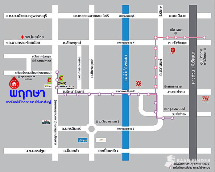 *****ทาวน์เฮ้าส์มือสองย่านนนทบุรี ม.บ้านพฤกษา สถานีรถไฟฟ้าบางไผ่-บางใหญ่ เนื้อที่ 18.1 ตร.ว. ฟังก์ชัน 3 ห้องนอน 2 ห้องน้ำ 1 ที่จอดรถ แถมฟรี! 2 เครื่องปรับอากาศ บนทำเลเยี่ยม ใกล้เซ็นทรัลเวสต์เกต และรถไฟฟ้าสายสีม่วง "สถานีคลองบางไผ่" จองด่วน!