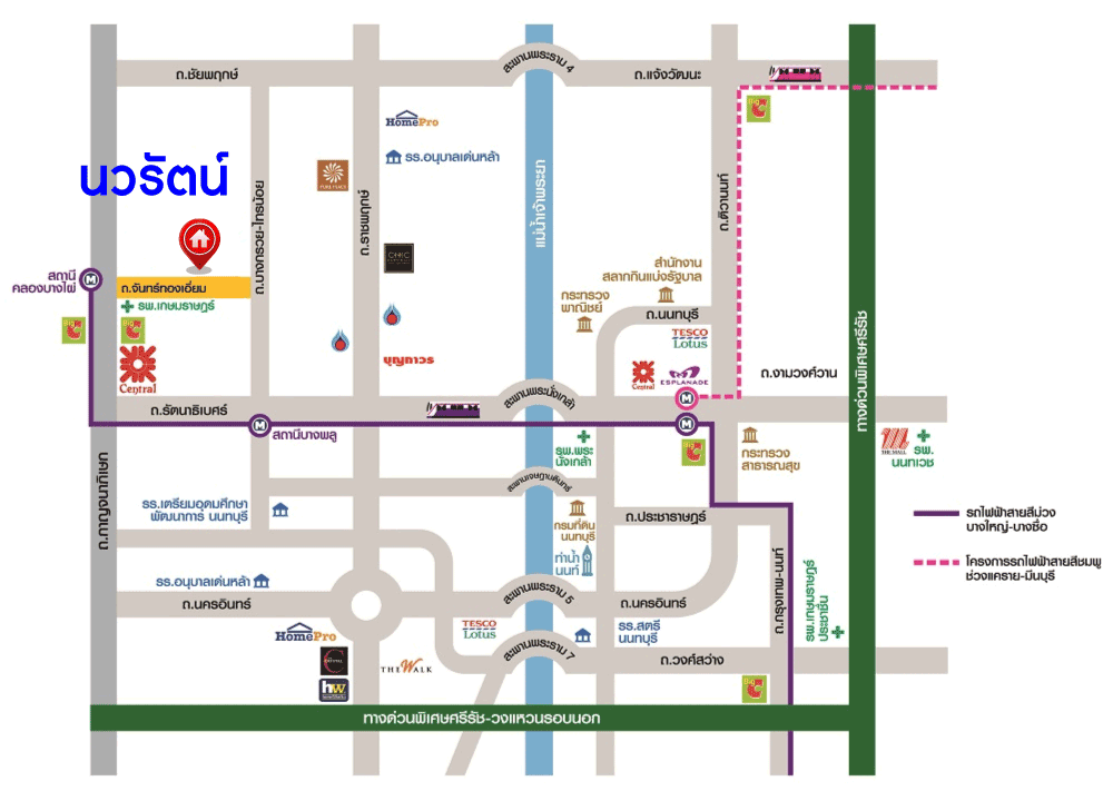 ทาวน์เฮ้าส์มือสองย่านนนทบุรี ม. นวรัตน์ บางกรวย-ไทรน้อย หลังมุม! เนื้อที่ 36.6 ตร.ว. ฟังก์ชัน 2 ห้องนอน 2 ห้องน้ำ บ้านสวยพร้อมอยู่ เป็นส่วนตัว พร้อมต่อเติมหลังคาหน้าบ้าน บนทำเลดี เชื่อมต่อถ.กาญจนาภิเษก ใกล้รถไฟฟ้าสายสีม่วง "สถานีตลาดบางใหญ่" และทางด่วน "กาญจนาภิเษก"