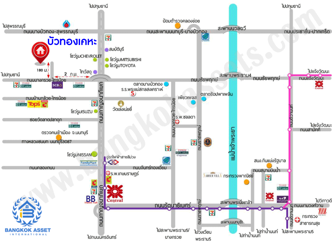*****ทาวน์เฮ้าส์มือสองย่านนนทบุรี ม.บัวทองเคหะ กาญจนาภิเษก บนเนื้อที่เกือบ 17 ตร.ว. ฟังก์ชัน 2 ห้องนอน 1 ห้องน้ำ 1 ที่จอดรถ บ้านอบอุ่น เหมาะทำการค้า เชื่อมต่อถ.บางกรวย-ไทรน้อย, ถ.กาญจนาภิเษก, ถ.ชัยพฤกษ์ ใกล้รถไฟฟ้าสายสีม่วง "สถานีคลองบางไผ่" รีบจับจองเลย!