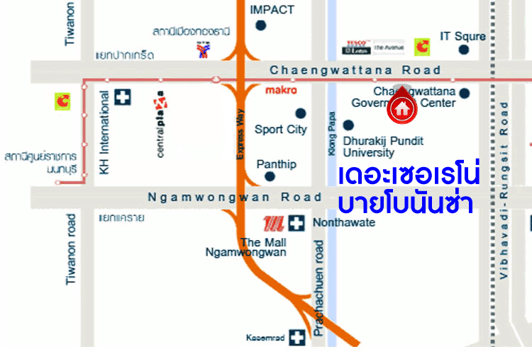 *****ทาวน์เฮ้าส์มือสอง ม.เดอะเซอเรโน่ บาย โบนันซ่า แจ้งวัฒนะ หลังมุม บรรยากาศดี เนื้อที่กว้างขวางมากถึง 29 ตร.ว. ภายในสวย ฟังก์ชัน 3 ห้องนอน 3 ห้องน้ำ ที่จอดรถ 1 คัน บ้านสไตล์โมเดิร์น บนทำเลแห่งการเดินทาง ใกล้รถไฟฟ้าสายสีชมพู "สถานีเมืองทองธานี" และจุดขึ้นทางด่วน "แจ้งวัฒนะ"