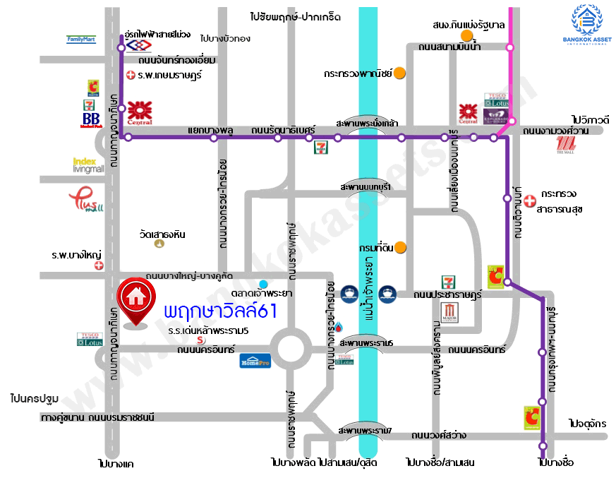 *****ทาวน์เฮ้าส์มือสองย่านนนทบุรี ม.พฤกษาวิลล์61 บางใหญ่-นครอินทร์ เนื้อที่ 19 ตร.ว. ฟังก์ชัน 3 ห้องนอน 2 ห้องน้ำ 1 ที่จอดรถ บนทำเลเชื่อมต่อหลายเส้นทาง เพียง 15 นาทีก็ถึงรถไฟฟ้าสายสีม่วง "สถานีตลาดบางใหญ่" ใกล้เซ็นทรัลเวสต์เกต และทางด่วน "ศรีรัช" ห้ามพลาด!