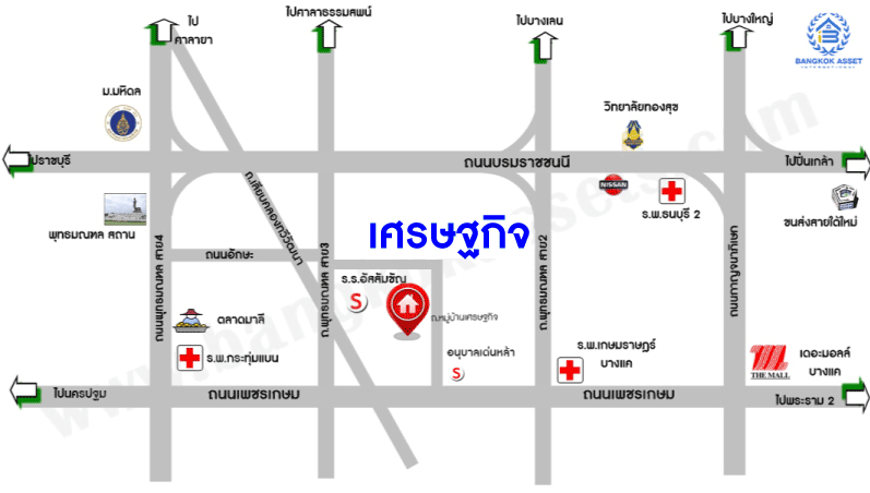 *****ทาวน์เฮ้าส์มือสอง ย่านบางแค ม.เศรษฐกิจ พุทธมณฑลสาย3 เนื้อที่กว้าง 28 ตร.ว. ฟังก์ชัน 3 ห้องนอน 2 ห้องน้ำ ภายในสภาพสวย กว้างขวางพื้นที่ใช้สอยเยอะ ตั้งบนทำเลแห่งการเดินทาง ใกล้ส่วนต่อขยายรถไฟฟ้าสายสีน้ำเงิน "สถานีหลักสอง" และทางด่วน "ศรีรัช" จองเลย!