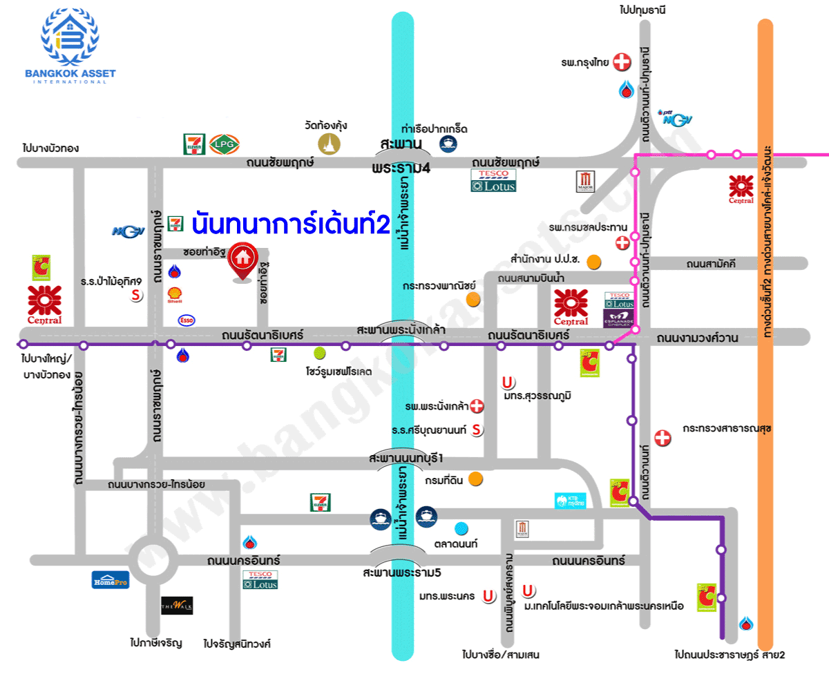 *****ทาวน์เฮ้าส์มือสองนนทบุรี ม.นันทนาการ์เด้นท์2 รัตนาธิเบศร์-ท่าอิฐ เนื้อที่ 18 ตร.ว. ฟังก์ชัน 2 ห้องนอน 2 ห้องน้ำ 1 ที่จอดรถ แถมฟรี! 3 เครื่องปรับอากาศ 1 เครื่องทำน้ำอุ่น บนสุดยอดทำเล เชื่อมต่อถ.ราชพฤกษ์ และถ.รัตนาธิเบศร์ 5 นาทีถึงรถไฟฟ้าสายสีม่วง "สถานีบางรักน้อยท่าอิฐ"