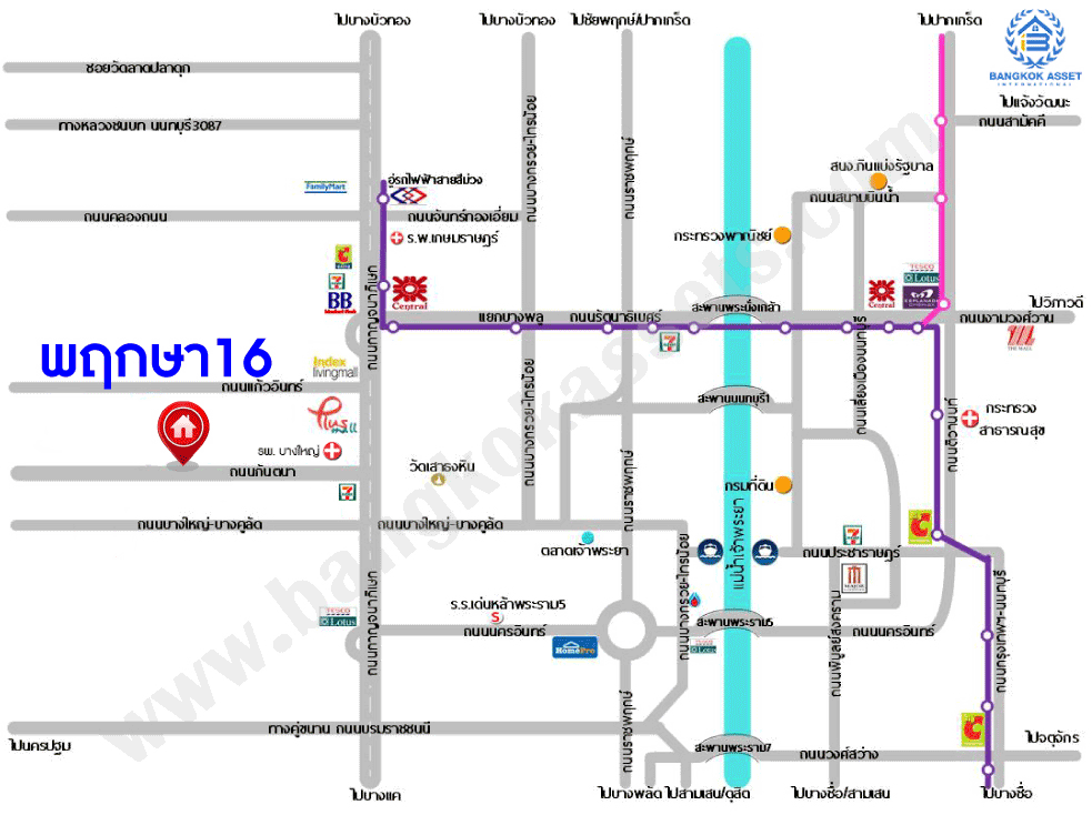*****ทาวน์เฮ้าส์มือสอง ม.พฤกษา16 กาญจนาฯ เนื้อที่ 18 ตร.ว. ฟังก์ชัน 3 ห้องนอน 2 ห้องน้ำ 1 ที่จอดรถ ภายในสภาพดี พร้อมเข้าอยู่อาศัย บนทำเลเดินทางสะดวก เชื่อมต่อถนนกาญจนาภิเษก ใกล้เซ็นทรัลเวสต์เกต ทางด่วน "ศรีรัช" และรถไฟฟ้าสายสีม่วง "สถานีตลาดบางใหญ่"