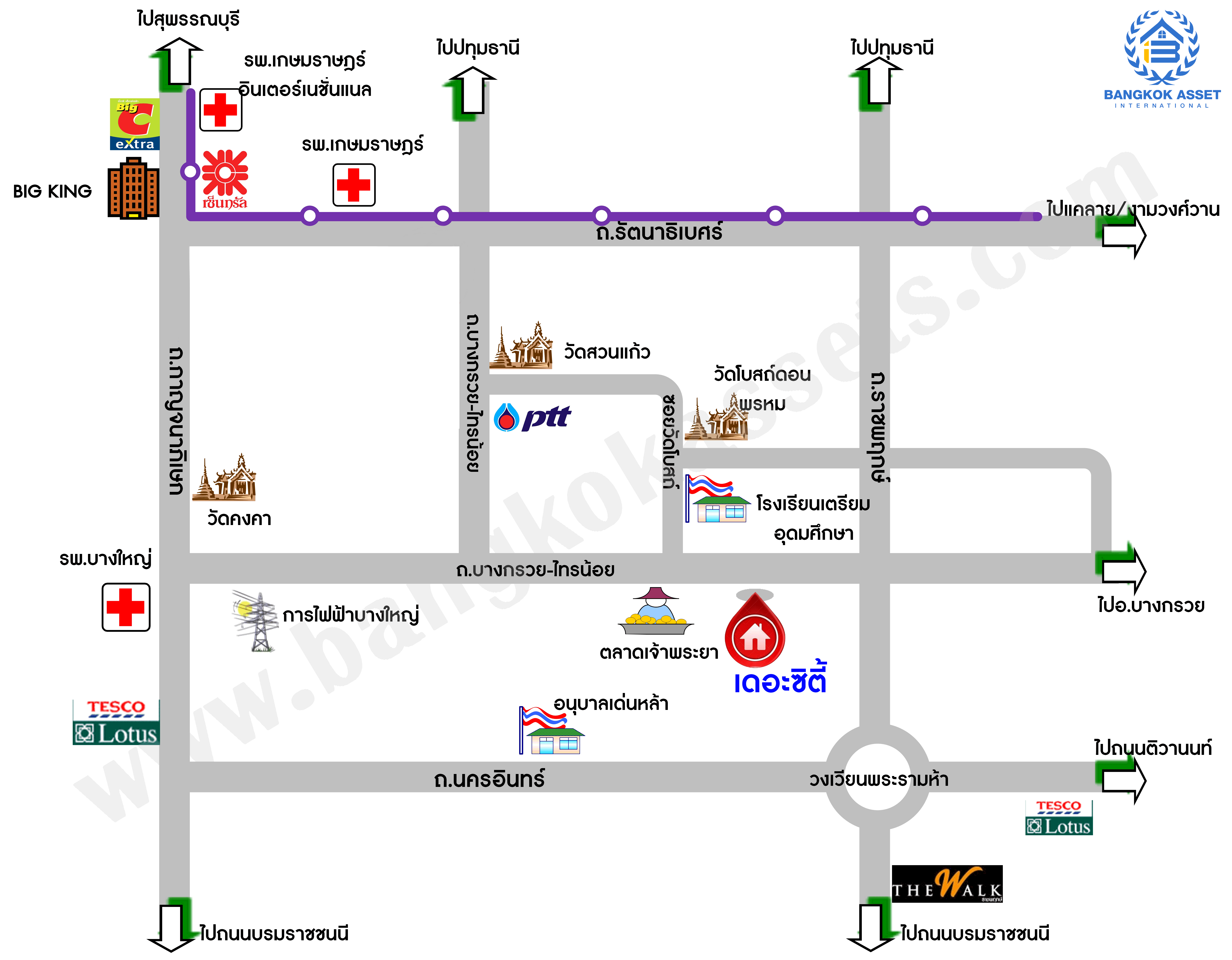 บ้านมือสองตกแต่งใหม่ ม.เดอะซิตี้ ราชพฤกษ์-ปิ่นเกล้า หลังมุม เนื้อที่ 71.8 ตร.ว. ดีไซน์ตอบทุกไลฟ์สไตล์ ฟังก์ชัน 3 ห้องนอน 5 ห้องน้ำ 1 ห้องอเนกประสงค์ 1 ห้องแม่บ้าน จอดรถได้ 2 คัน บนทำเลติดถนนใหญ่ เชื่อมต่อทุกเส้นทาง ใกล้รถไฟฟ้าสายสีม่วง "สถานีบางรักใหญ่" และจุดขึ้นทางด่วน "ศรีรัช"