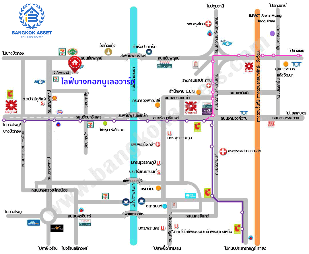 *****บ้านเดี่ยวมือสองนนทบุรี หมู่บ้าน ไลฟ์บางกอก บูเลอวาร์ด ราชพฤกษ์-รัตนาธิเบศร์ #หลังมุม เนื้อที่กว้างขวางถึง 58.1 ตร.ว. ฟังก์ชัน 5 ห้องนอน 4 ห้องน้ำ 2 ที่จอดรถ บนทำเลติดถนนราชพฤกษ์ เพียง 10 นาทีถึงรถไฟฟ้า "สถานีบางรักน้อยท่าอิฐ" แถมเฟอร์ฯ...