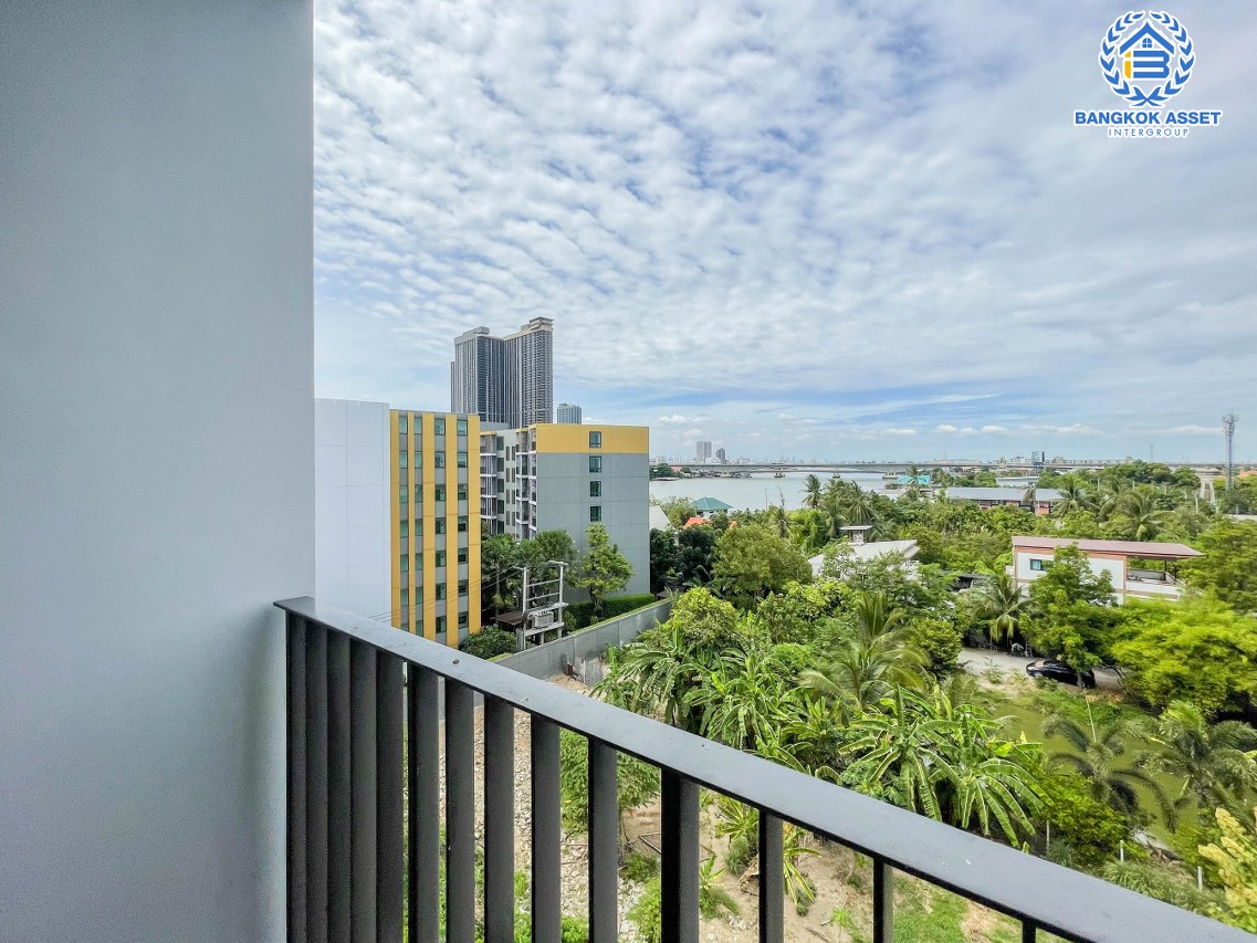 *****คอนโดมิเนียมมือสองนนทบุรี โครงการ เดอะเมโทรลักซ์ ริเวอร์ฟร้อนท์ รัตนาธิเบศร์ เนื้อที่ 23.74 ตร.ม. ฟังก์ชัน 1 ห้องนอน 1 ห้องน้ำ ห้องใหม่ไม่เคยเข้าอยู่ บิวท์อินครบ บนทำเลดี ใกล้รถไฟฟ้าสายสีม่วง "สถานีไทรม้า" และทางด่วน "งามวงศ์วาน"