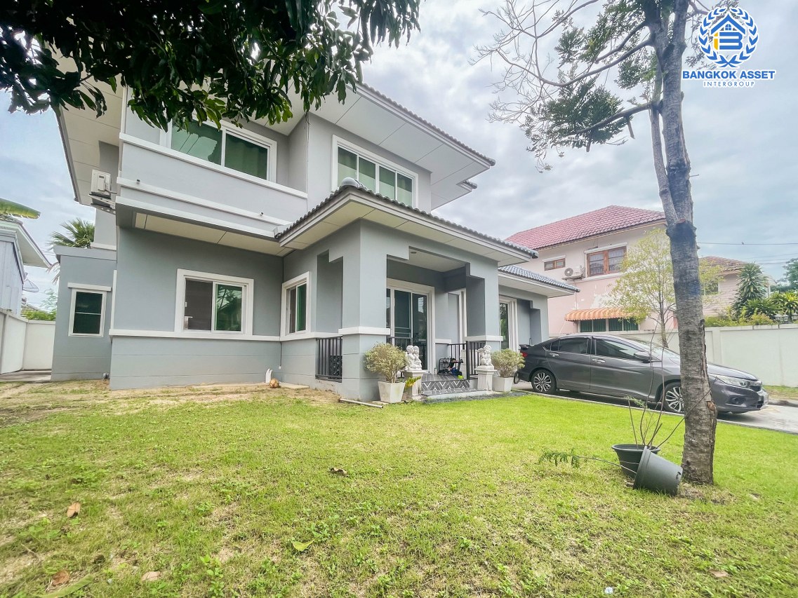 บ้านเดี่ยวมือสองกรุงเทพฯ ม.กฤษดานคร20 ปิ่นเกล้า เนื้อที่กว้างขวาสุดถึง 83 ตร.ว. ฟังก์ชัน 3 ห้องนอน 3 ห้องน้ำ 1 ที่จอดรถ แถมฟรี! 3 เครื่องปรับอากาศ ทำเลดี ใกล้ทางด่วน "กาญจนาภิเษก", ม.มหิดล และเซ็นทรัลปิ่นเกล้า