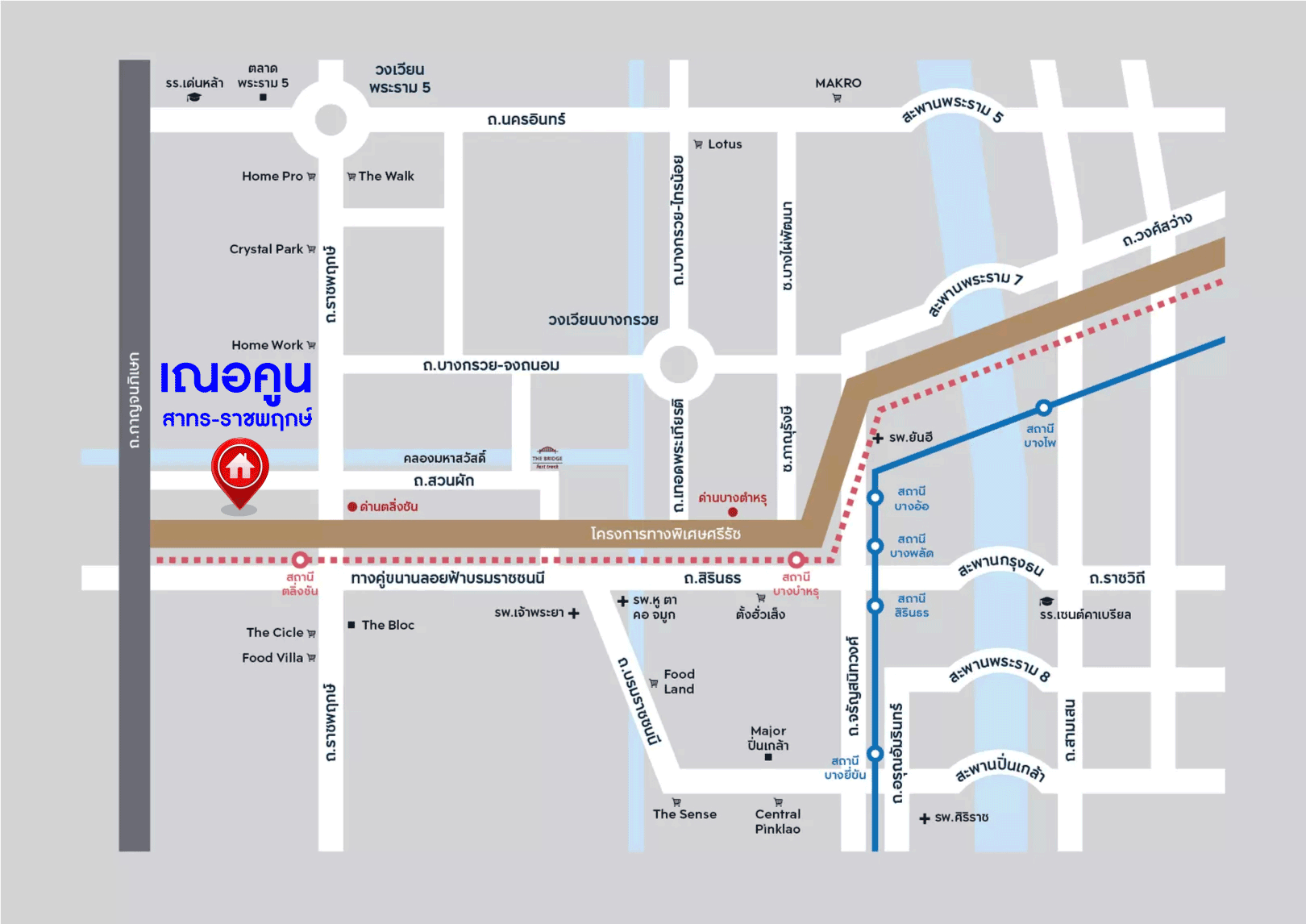 *****ทาวน์โฮมมือสองกรุงเทพฯ ม.เฌอคูน สาทร-ราชพฤกษ์ #หลังมุม เนื้อที่กว้างขวางเกือบ 29 ตร.ว. ฟังก์ชัน 3 ห้องนอน 3 ห้องน้ำ 2 ที่จอดรถ พร้อมเข้าอยู่ หน้าบ้านไม่ชนใคร แถมฟรี! เฟอร์นิเจอร์ทั้งหลัง บนทำเลเชื่อมต่อหลายเส้นทาง ใกล้รถไฟฟ้าสายสีแดง "สถานีตลิ่งชัน" จองเลย!