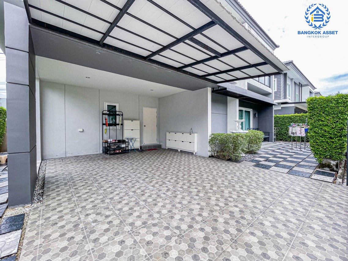 *****บ้านเดี่ยวมือสองนนทบุรี ม.เดอะซิตี้ รัตนาธิเบศร์-บางใหญ่ เนื้อที่สุดคุ้มกว้าง 57.3 ตร.ว สไตล์โมเดิร์น พร้อมด้วยฟังก์ชัน 4 ห้องนอน 3 ห้องน้ำ 2 ที่จอดรถ พิเศษแถมฟรี! เครื่องปรับอากาศ 5 เครื่อง ระบบรักษาความปลอดภัยครบครัน ใกล้ห้าง "เซ็นทรัลเวสเกต" และโครงการรถไฟฟ้าสีม่วง "สถานีคลองบางไผ่"