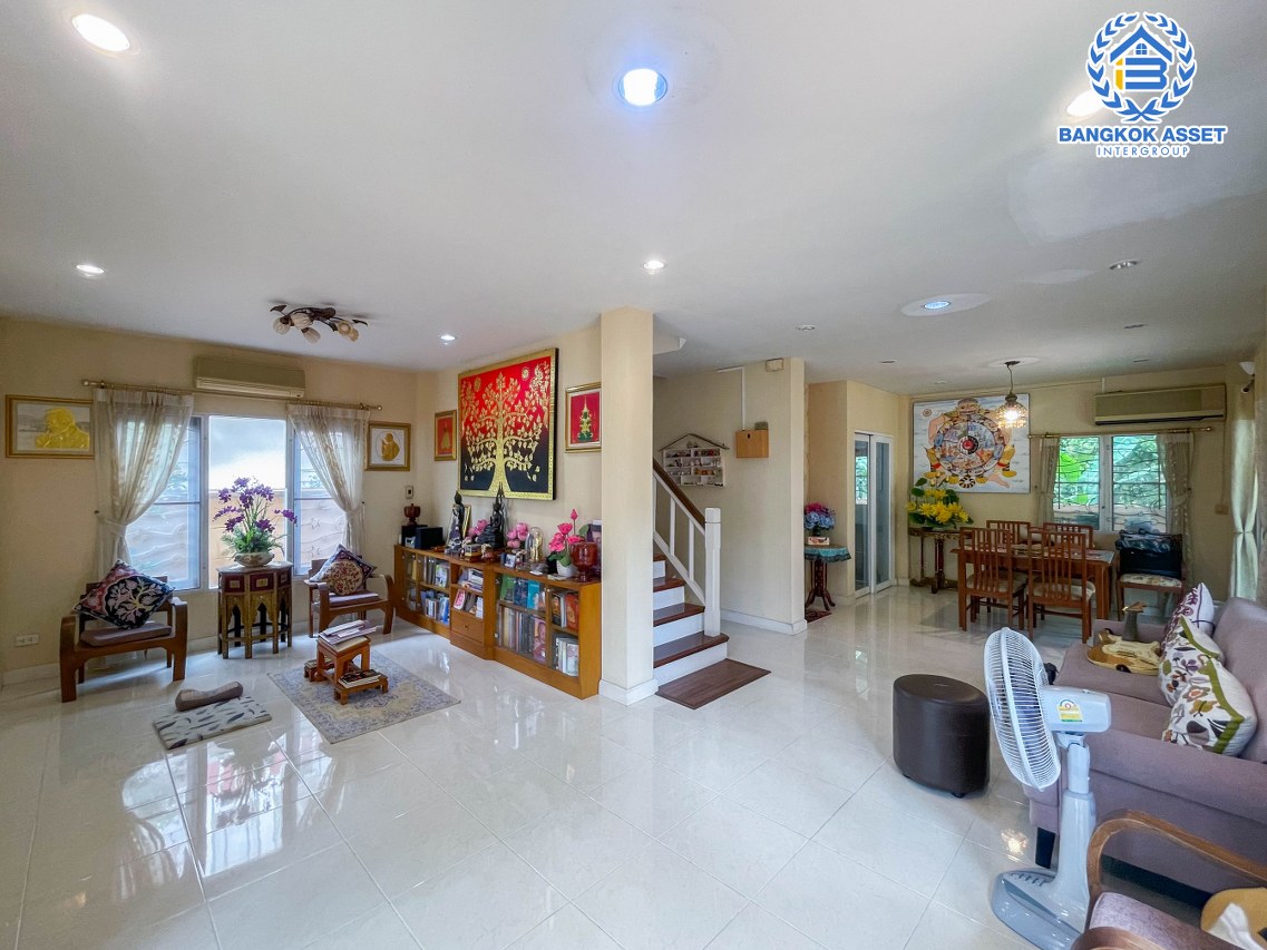 บ้านเดี่ยวมือสองนนทบุรี ม.เพอร์เฟคเพลส รัตนาธิเบศร์ เนื้อที่สูงสุดเกือบ 56 ตร.ว พร้อมฟังก์ชัน 3 ห้องนอน 2 ห้องน้ำ 1 ที่จอดรถ พิเศษฟรี! 1 เครื่องปรับอากาศ มีระบบรักษาความปลอดภัย เชื่อมต่อถนนรัตนาธิเบศร์, ถนนราชพฤกษ์ ใกล้โครงการรถไฟฟ้าสีม่วง "สถานีไทรม้า"