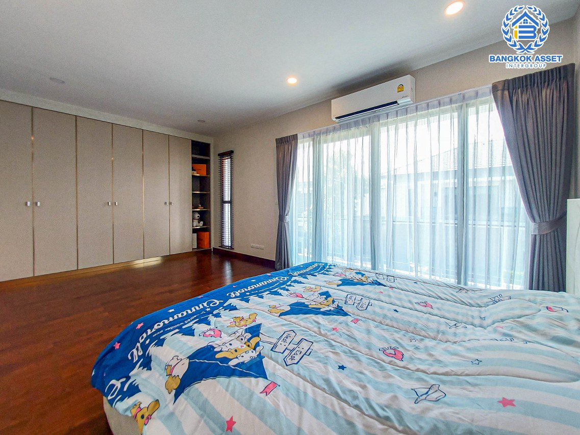 *****บ้านเดี่ยวมือสองนนทบุรี ม.เดอะซิตี้ รัชดา-วงศ์สว่าง #หลังมุม เนื้อที่กว้างขวางถึงเกือบ 76 ตร.ว. ฟังก์ชัน 5 ห้องนอน 5 ห้องน้ำ 2 ที่จอดรถ บ้านสภาพสวย บนทำเลเยี่ยม เพียง 5 นาทีก็ถึงรถไฟฟ้าสายสีม่วง "สถานีแยกติวานนท์" ใกล้ทางด่วน "ศรีรัช"