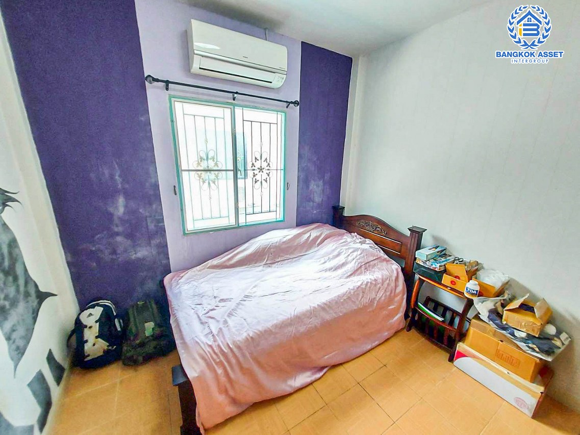 *****ทาวน์เฮ้าส์มือสองปทุมธานี ม.บ้านฟ้ารังสิต ลำลูกกา-คลอง7 เนื้อที่กว้าง 18.7 ตร.ว. ฟังก์ชัน 3 ห้องนอน 2 ห้องน้ำ 1 ที่จอดรถ แถมฟรี! 3 เครื่องปรับอากาศ, 1 เครื่องทำน้ำอุ่น ฯลฯ บนทำเลดี เชื่อมต่อถ.ลำลูกกา, ถ.กาญจนาภิเษก และทางด่วน