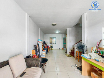 *****ทาวน์เฮ้าส์มือสองปทุมธานี ม.บ้านฟ้ารังสิต ลำลูกกา-คลอง7 เนื้อที่กว้าง 18.7 ตร.ว. ฟังก์ชัน 3 ห้องนอน 2 ห้องน้ำ 1 ที่จอดรถ แถมฟรี! 3 เครื่องปรับอากาศ, 1 เครื่องทำน้ำอุ่น ฯลฯ บนทำเลดี เชื่อมต่อถ.ลำลูกกา, ถ.กาญจนาภิเษก และทางด่วน