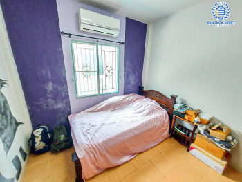 *****ทาวน์เฮ้าส์มือสองปทุมธานี ม.บ้านฟ้ารังสิต ลำลูกกา-คลอง7 เนื้อที่กว้าง 18.7 ตร.ว. ฟังก์ชัน 3 ห้องนอน 2 ห้องน้ำ 1 ที่จอดรถ แถมฟรี! 3 เครื่องปรับอากาศ, 1 เครื่องทำน้ำอุ่น ฯลฯ บนทำเลดี เชื่อมต่อถ.ลำลูกกา, ถ.กาญจนาภิเษก และทางด่วน