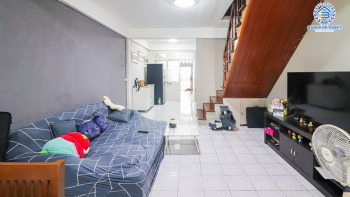 *****ทาวน์เฮ้าส์มือสอง ม.เรวดี3 รัตนาธิเบศร์ เนื้อที่กว้าง 25 ตารางวา สะอาด สภาพดี พร้อมขาย กับฟังก์ชัน 3 ห้องนอน 2 ห้องน้ำ 1 ที่จอดรถ พิเศษฟรี! 2 เครื่องปรับอากาศ ทำเลทอง โครงการติดถนนใหญ่ เดินทางสะดวก ใกล้โครงการรถไฟฟ้าสายสีม่วง "สถานีกระทรวงสาธารณสุข" และห้างสรรพสินค้า "เซ็นทรัลรัตนาธิเบศร์"