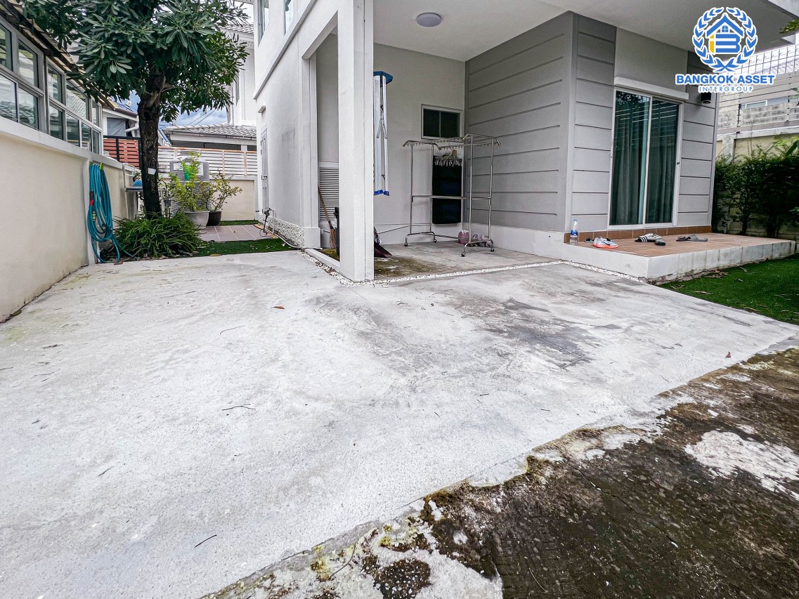 บ้านแฝดมือสองนนทบุรี โครงการ เพอร์เฟคพาร์ค พระราม5-บางใหญ่ #หลังมุม เนื้อที่กว้างเกือบ 37 ตร.ว. ฟังก์ชัน 3 ห้องนอน 2 ห้องน้ำ 1 ที่จอดรถ บ้านสภาพใหม่ 80-90% บนทำเลแห่งความสะดวกสบาย ใกล้รถไฟฟ้าสายสีม่วง "สถานีตลาดบางใหญ่" และจุดขึ้นทางด่วน "ศรีรัช" จองเลย!