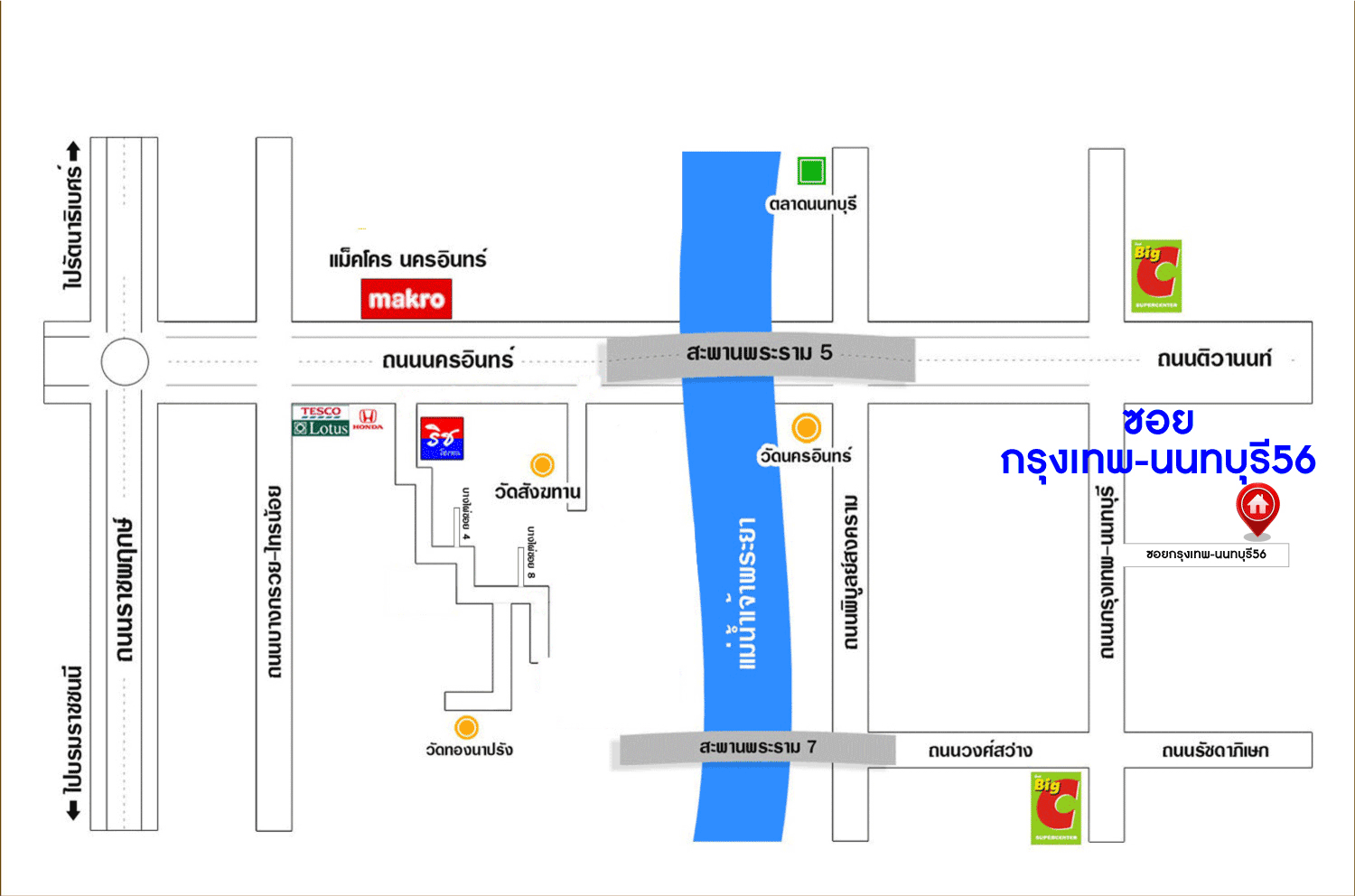 *****บ้านเดี่ยวมือสอง ซอยกรุงเทพ-นนทบุรี56 เนื้อที่กว้าง 74 ตร.ว. ฟังก์ชัน 4 ห้องนอน 1 ห้องน้ำ ภายในสภาพดี ตั้งบนทำเลชุมชน เดินทางสะดวกสบาย เชื่อมต่อถนนวงศ์สว่าง, ถนนกรุงเทพ-นนทบุรี, ถนนนครอินทร์, ถนนติวานนท์ ใกล้รถไฟฟ้าสายสีม่วง "สถานีวงศ์สว่าง" และทางด่วน "ศรีรัช" จองเลย!