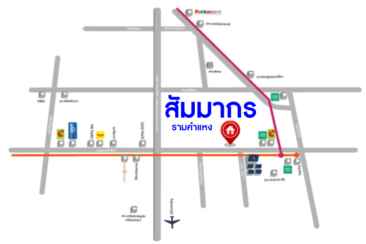 *****บ้านเดี่ยวมือสองกรุงเทพมหานคร โครงการ สัมมากร รามคำแหง110 เนื้อที่กว้างขวางถึง 75 ตร.ว. ฟังก์ชัน 3 ห้องนอน 4 ห้องน้ำ 2 ที่จอดรถ แถมฟรี! 1 เครื่องปรับอากาศ บนทำเลเยี่ยม ใกล้รถไฟฟ้าสายสีส้ม (ในอนาคต) "สถานีสัมมากร" และทางด่วน "มอเตอร์เวย์-สุวรรณภูมิ"