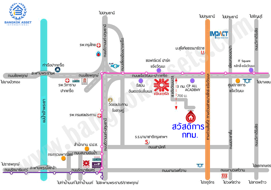 *****ทาวน์เฮ้าส์มือสองนนทบุรี หมู่บ้าน สวัสดิการเพื่อข้าราชการ กทม แจ้งวัฒนะ เนื้อที่ 18 ตร.ว. ฟังก์ชัน 2 ห้องนอน 2 ห้องน้ำ 1 ที่จอดรถ บนทำเลเดินทางสะดวก เชื่อมต่อ ถนนแจ้งวัฒนะ, ถนนติวานนท์ ใกล้เซ็นทรัล แจ้งวัฒนะ, รถไฟฟ้าในอนาคต สายสีชมพู "สถานีแจ้งวัฒนะ 14"