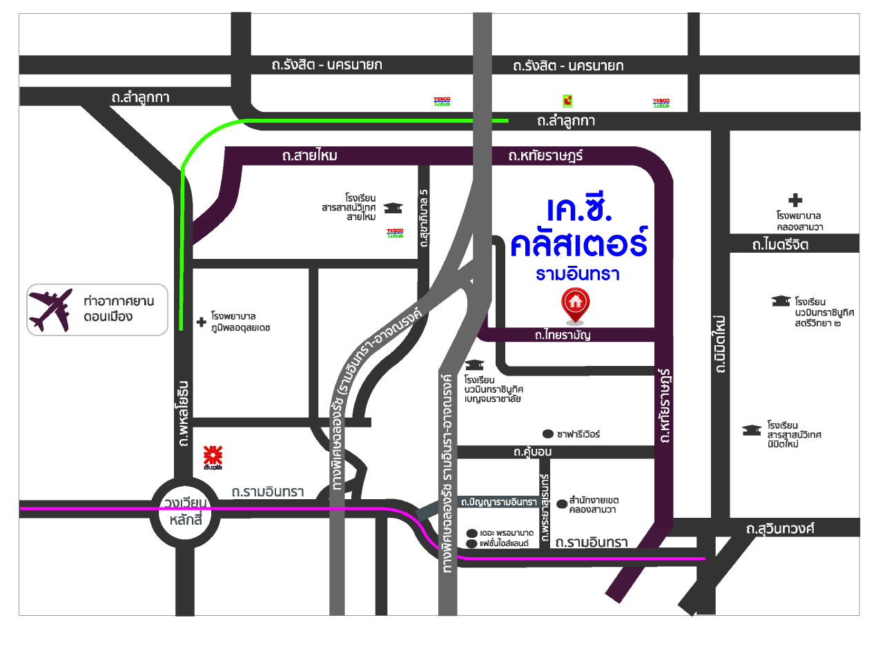 *****ทาวน์เฮ้าส์มือสองกรุงเทพมหานคร โครงการ เค.ซี รามอินทรา3 เนื้อที่ 16 ตร.ว สภาพดีเหมือนใหม่ พร้อมขาย พร้อมฟังก์ชัน 2 ห้องนอน 2 ห้องน้ำ 1 ที่จอดรถ ทำเลเดินทางสะดวก เชื่อมต่อถนนหทัยราษฎร์, ถนนไทยรามัญ, ถนนพระยาสุเรนทร์ ใกล้สถานที่ท่องเที่ยว "ซาฟารีเวิลด์" และใกล้ห้างสรรพสินค้า "แฟชั่นไอส์แลนด์"