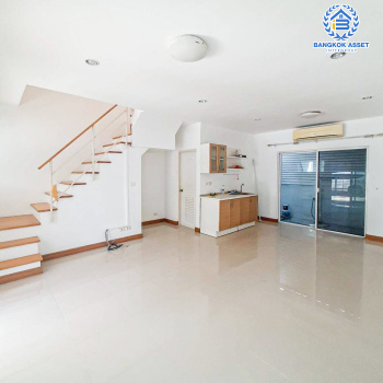 *****ทาวน์เฮ้าส์มือสองนนทบุรี โครงการ เดอะทรัสต์ทาวน์ ราชพฤกษ์-รัตนาธิเบศร์ เนื้อที่กว้างเกือบ 20 ตร.ว. ฟังก์ชัน 3 ห้องนอน 2 ห้องน้ำ 1 ที่จอดรถ แถมฟรี! 1 เครื่องปรับอากาศ 1 เครื่องทำน้ำอุ่น บนทำเลดี ติดถนนราชพฤกษ์ ใกล้รถไฟฟ้าสายสีม่วง "สถานีบางรักน้อยท่าอิฐ" และทางด่วน "ศรีรัช"...