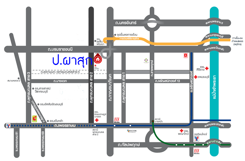 บ้านมือสองตกแต่งใหม่ โครงการ ป.ผาสุก บรมราชชนนี เนื้อที่ 77 ตร.ว. ฟังก์ชันจัดเต็ม 3 ห้องนอน 2 ห้องน้ำ จอดรถได้ 3 คัน บนทำเลศักยภาพ เข้า-ออกได้ทั้งถนนบรมราชชนนี ถนนพุทธมณฑลสาย2 และถนนกาญจนาฯ ใกล้ทางคู่ขนานลอยฟ้าบรมราชชนนี, เซ็นทรัลปิ่นเกล้า และม.มหิดล