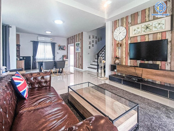 *****บ้านเดี่ยวมือสอง โครงการ คุณาลัยซิมโฟนี บ้านกล้วย-ไทรน้อย เนื้อที่กว้าง 67.50 ตร.ว. ฟังก์ชัน 3 ห้องนอน 3 ห้องน้ำ 2 ที่จอดรถ บ้านมีค่อนข้างความเป็นส่วนตัว แถมฟรี! เครื่องปรับอากาศ บนทำเลดี เชื่อมต่อถนนบ้านกล้วย-ไทรน้อย, ถนนกาญจนาภิเษก ใกล้จุดขึ้นทางด่วน "บางใหญ่-กาญจนบุรี (ในอนาคต)"