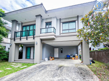 *****บ้านเดี่ยวมือสองนนทบุรี โครงการ ภัสสร แจ้งวัฒนะ-ชัยพฤกษ์ เนื้อที่กว้าง 54 ตร.ว. ฟังก์ชัน 3 ห้องนอน 3 ห้องน้ำ 2 ที่จอดรถ บ้านสภาพเหมือนใหม่ บนทำเลแห่งการเดินทาง ใกล้รถไฟฟ้าสายในอนาคตสีชมพู "สถานีปากเกร็ด" และทางด่วน "แจ้งวัฒนะ"