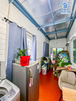 *****ทาวน์เฮ้าส์มือสองนนทบุรี โครงการ คาซ่า วอเตอร์ไซด์ พระราม5 เนื้อที่ 24.3 ตร.ว หลังมุม สภาพดี สวยงาม พร้อมฟังก์ชัน 3 ห้องนอน 2 ห้องน้ำ 2 ที่จอดรถ แถมฟรีสุดคุ้ม! 3 เครื่องปรับอากาศ โครงการติดถนนใหญ่ ทำเลเยี่ยม เชื่อมต่อถนนนครอินทร์, ถนนราชพฤกษ์ ใช้เวลาเพียง 10 นาทีถึง โครงการรถไฟฟ้าสายสีม่วง "สถานีแยกติวานนท์"