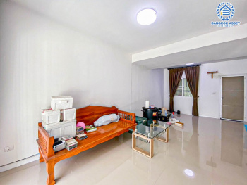 *****ทาวน์เฮ้าส์มือสอง โครงการ พฤกษา95/2 กันตนา-วงแหวนฯ เนื้อที่ 17.40 ตร.ว. ฟังก์ชัน 3 ห้องนอน 2 ห้องน้ำ 1 ที่จอดรถ สภาพดี ฟรี! เครื่องปรับอากาศ พร้อมเข้าอยู่ บนทำเลดี เชื่อมต่อถนนกาญจนาภิเษก ใกล้รถไฟฟ้าสายสีม่วง "สถานีสถานีสามแยกบางใหญ่" และจุดขึ้นทางด่วน "ศรีรัช"