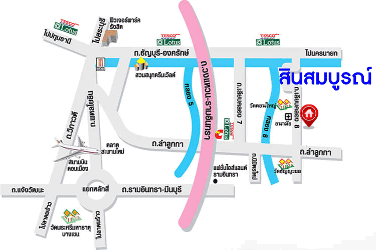 บ้านเดี่ยวมือสอง หมู่บ้าน สินสมบูรณ์ คลอง8 เนื้อที่กว้าง 78 ตร.ว. ฟังก์ชัน 4 ห้องนอน 2 ห้องน้ำ 1 ที่จอดรถ บ้านหลังใหญ่ ภายในสภาพดี พร้อมเข้าอยู่ แถมฟรี! เครื่องปรับอากาศ, เครื่องทำน้ำอุ่น บนทำเลดี เชื่อมต่อถนนเลียบคลอง8, ถนนลำลูกกา, ถนนนมิตรใหม่, ถนนวงแหวน-รามอินทรา จองเลย!