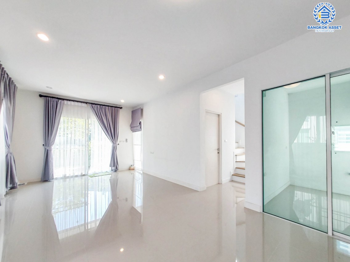 บ้านเดี่ยวมือสองนนทบุรี โครงการ คณาสิริ ปิ่นเกล้า-กาญจนาภิเษก คุณภาพระดับ แสนสิริ เนื้อที่ 50 ตร.ว. ฟังก์ชัน 3 ห้องนอน 2 ห้องน้ำ 2 ที่จอดรถ บ้านสภาพสวย แถมฟรี! 4 เครื่องปรับอากาศ บนทำเลแห่งการเดินทาง เชื่อมต่อ ถนนกาญจนาภิเษก, ถนนรัตนาธิเบศร์ ใกล้จุดขึ้นทางด่วน "ศรีรัช"