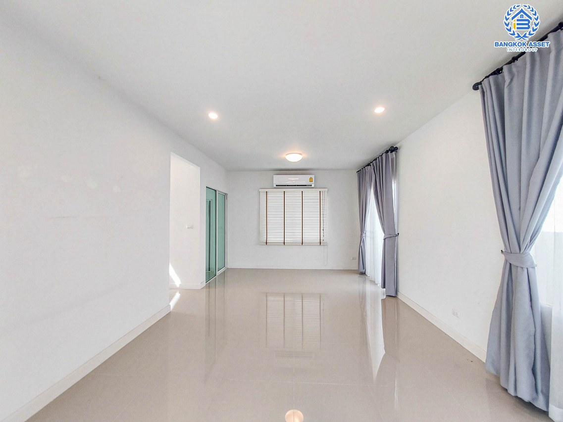 บ้านเดี่ยวมือสองนนทบุรี โครงการ คณาสิริ ปิ่นเกล้า-กาญจนาภิเษก คุณภาพระดับ แสนสิริ เนื้อที่ 50 ตร.ว. ฟังก์ชัน 3 ห้องนอน 2 ห้องน้ำ 2 ที่จอดรถ บ้านสภาพสวย แถมฟรี! 4 เครื่องปรับอากาศ บนทำเลแห่งการเดินทาง เชื่อมต่อ ถนนกาญจนาภิเษก, ถนนรัตนาธิเบศร์ ใกล้จุดขึ้นทางด่วน "ศรีรัช"