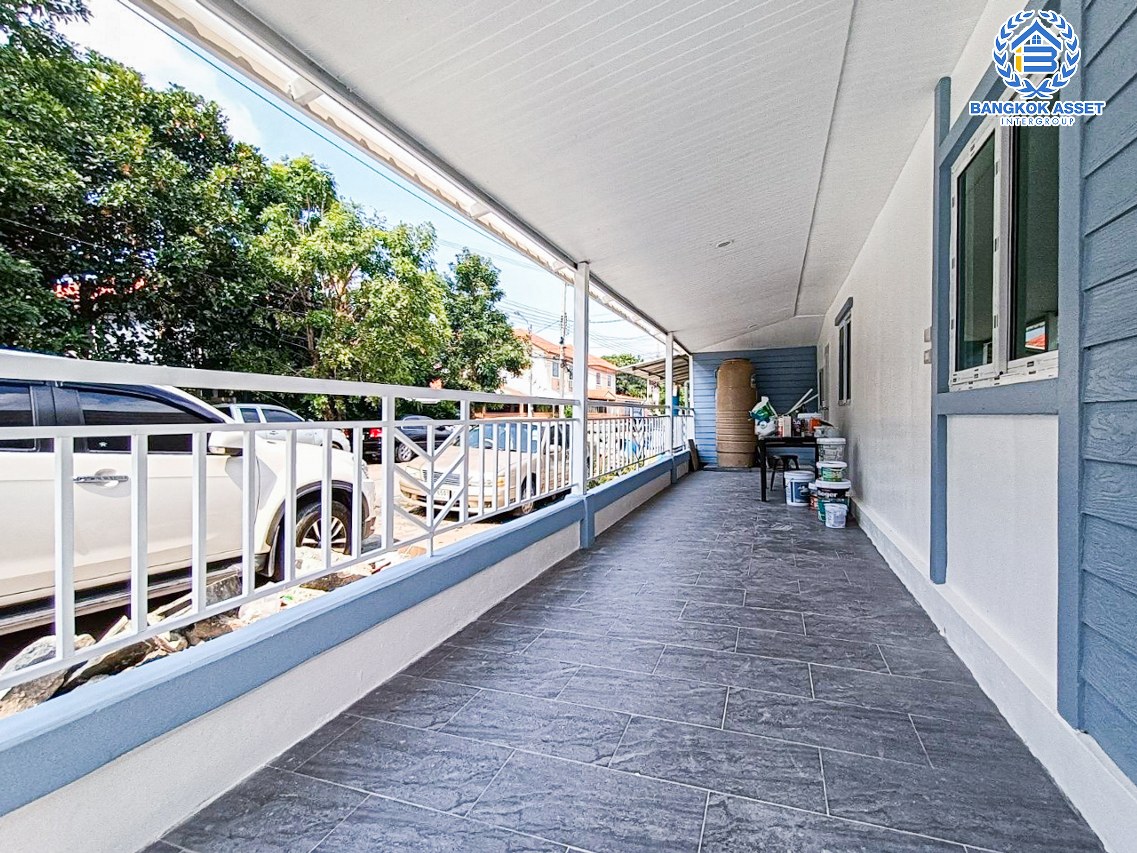 ทาวน์เฮ้าส์ 1 ชั้นมือสองนนทบุรี โครงการ พฤกษา41 กาญจนาภิเษก #หลังมุม เนื้อที่กว้างถึง 25 ตร.ว. ฟังก์ชัน 2 ห้องนอน 2 ห้องน้ำ 1 ที่จอดรถ บ้านสวย บนทำเลดี เชื่อมต่อ ถนนกาญจนาภิเษก ใกล้รถไฟฟ้าสายสีม่วง "สถานีตลาดบางใหญ่" และจุดขึ้นทางด่วน "ศรีรัช" ราคาดี!