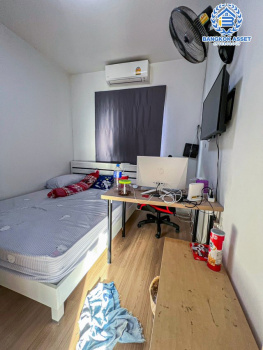 *****ทาวน์เฮ้าส์มือสองนนทบุรี โครงการ พลีโน่ บางใหญ่ คุณภาพระดับ AP เนื้อที่ 18.4 ตร.ว. ฟังก์ชัน 4 ห้องนอน 2 ห้องน้ำ 1 ที่จอดรถ หน้าบ้านอยู่ตรงข้ามพื้นที่ส่วนกลาง บนทำเลแห่งการเดินทาง เพียง 10 นาทีก็ถึงรถไฟฟ้าสายสีม่วง "สถานีคลองบางไผ่" และจุดขึ้นทางด่วน "ศรีรัช-วงแหวนรอบนอก"