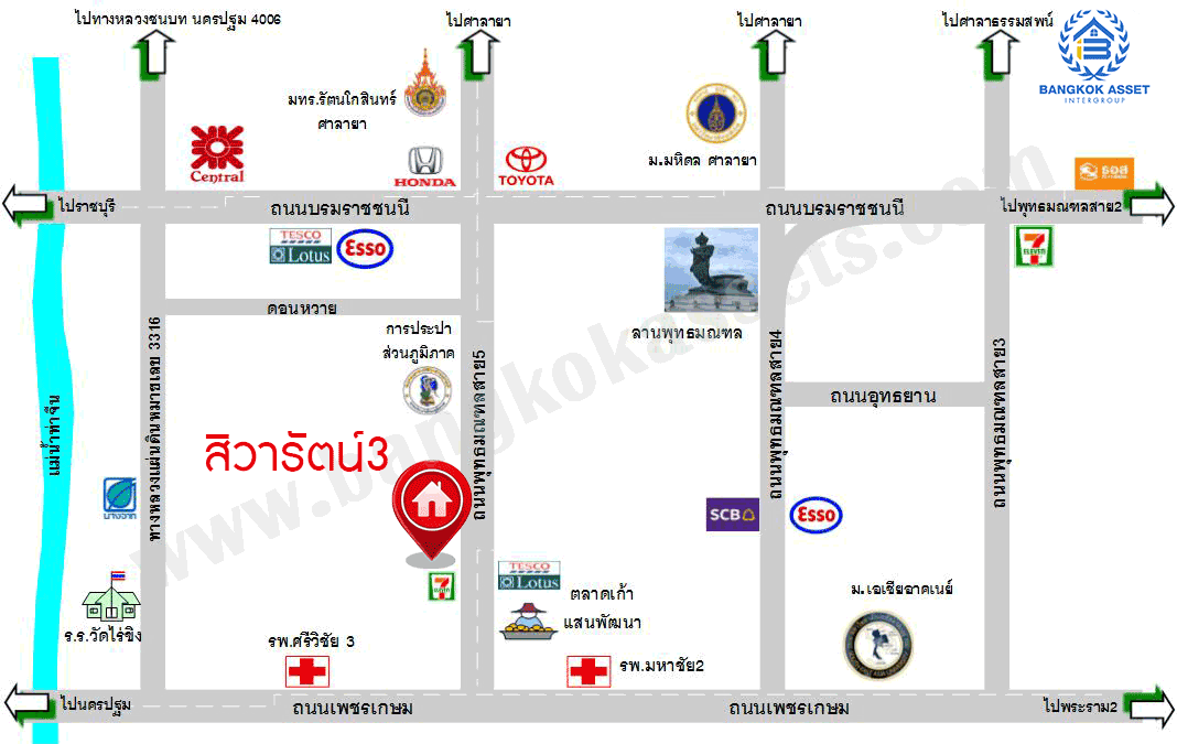 *****ทาวน์เฮ้าส์มือสอง โครงการ สิวารัตน์3 พุทธมณฑล สาย4 หลังมุม เนื้อที่กว้าง 29 ตร.ว. ฟังก์ชัน 3 ห้องนอน 2 ห้องน้ำ 3 ที่จอดรถ ภายในสภาพดี โถงบ้านกว้างใช้งานได้หลากหลาย ตั้งบนทำเลดี เชื่อมต่อถนนพุทธมณฑลสาย4 ถนนพุทธมณฑลสาย5 ถนนเพชรเกษม จองเลย!