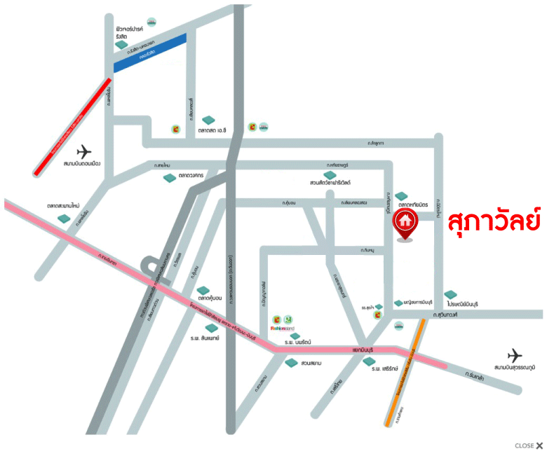 *****ทาวน์เฮ้าส์มือสองกรุงเทพมหานคร โครงการ สุภาวัลย์ หทัยราษฎร์ เนื้อที่ 18 ตร.ว. ฟังก์ชัน 2 ห้องนอน 2 ห้องน้ำ 1 ที่จอดรถ บ้านตกแต่งใหม่ พร้อมเฟอร์นิเจอร์ บนทำเลหน้าโครงการติดหทัยราษฎร์ เชื่อมต่อถนนพระยาสุเรนทร์, ถนนเลียบคลองสอง และถนนรามอินทรา ห้ามพลาด!