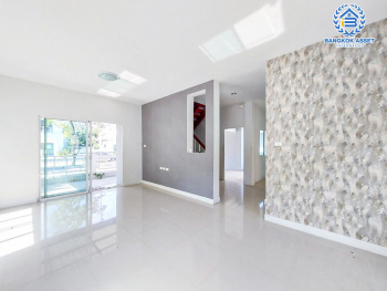 *****บ้านเดี่ยวมือสองนนทบุรี โครงการ แลนซิโอคริป ปิ่นเกล้า-วงแหวนฯ คุณภาพระดับ ลลิล พร๊อพเพอร์ตี้ เนื้อที่กว้างเกือบ 53 ตร.ว. ฟังก์ชัน 3 ห้องนอน 2 ห้องน้ำ 2 ที่จอดรถ บ้านสภาพใหม่ บนทำเลแห่งการเดินทาง เชื่อมต่อถนนกาญจนาภิเษก, ถนนนครอินทร์, ถนนบรมราชชนนี ใกล้จุดขึ้นทางด่วน "ศรีรัช"