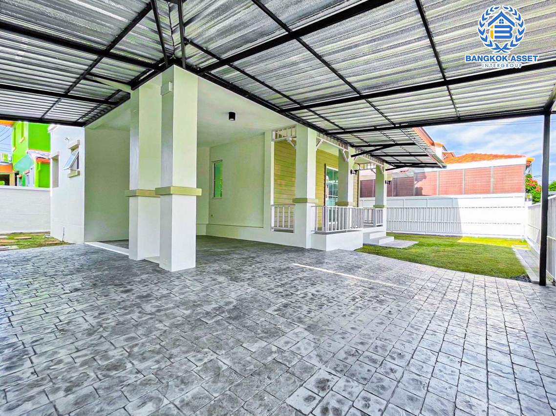 *****บ้านเดี่ยวมือสองนนทบุรี โครงการ ชลลดา วัดลาดปลาดุก เนื้อที่กว้างถึง 52.5 ตร.ว. ฟังก์ชัน 3 ห้องนอน 2 ห้องน้ำ 2 ที่จอดรถ บ้านสวย รีโนเวทแล้ว พร้อมเข้าอยู่  บนทำเลดี เพียง 15 นาทีถึงรถไฟฟ้าสายสีม่วง "สถานีคลองบางไผ่" ห้ามพลาด...จองเลย!