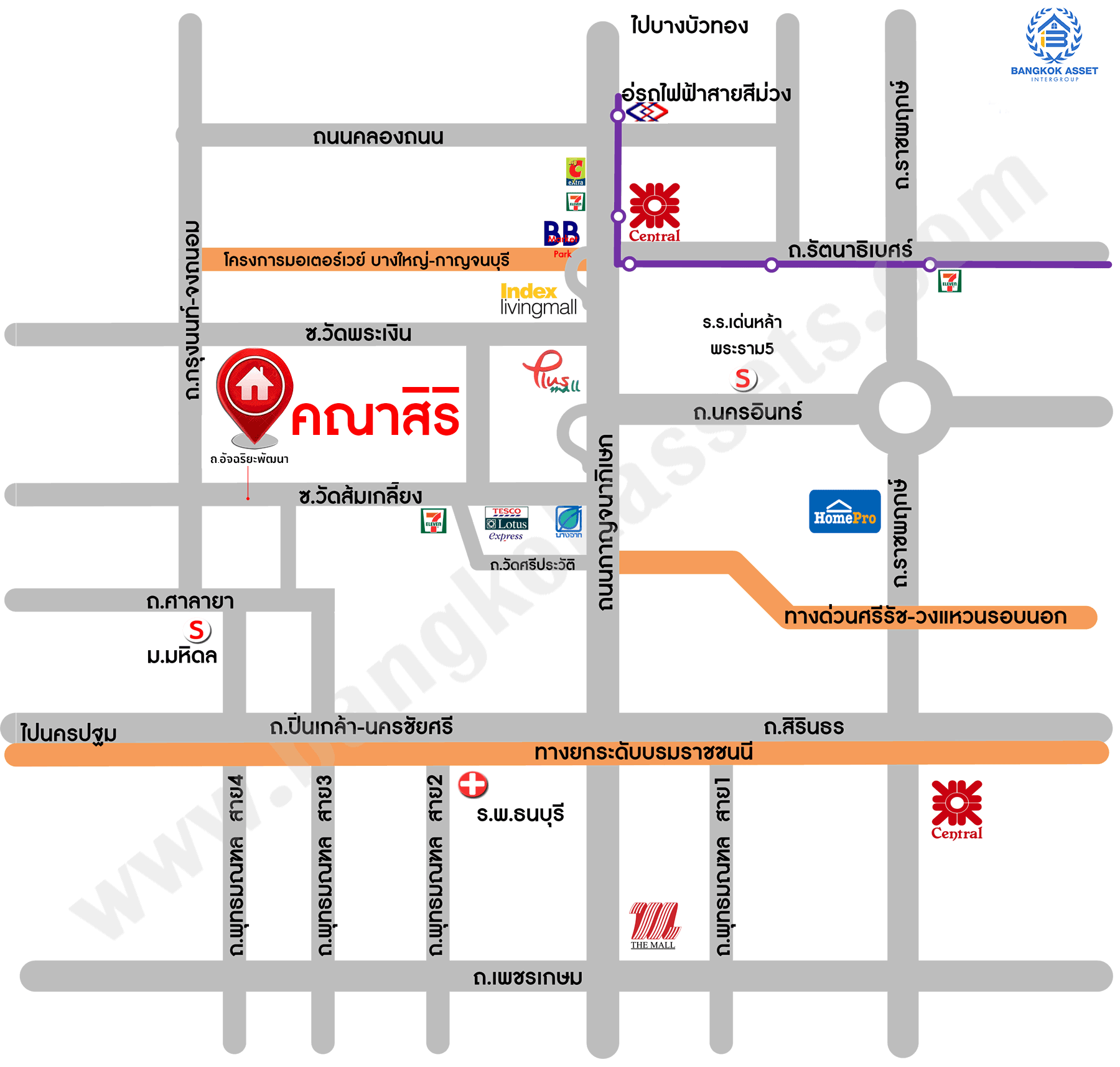 บ้านเดี่ยวมือสอง โครงการ คณาสิริ ศาลายา จากแบรนด์ Sansiri เนื้อที่กว้าง 50 ตร.ว. ฟังก์ชัน 3 ห้องนอน 2 ห้องน้ำ 2 ที่จอดรถ ภายในสภาพใหม่มาก ตกแต่งโมเดิร์น บนทำเลแห่งการเดินทาง เชื่อมต่อถนนกรุงนนท์-จงถนอม ถนนศาลายา ถนนกาญจนาภิเษก ใกล้รถไฟฟ้าสายสีแดงอ่อน ตลิ่งชัน-ศาลายา...