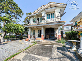 *****บ้านเดี่ยวมือสองนนทบุรี โครงการ ชลลดา วัดลาดปลาดุก #หลังมุม เนื้อที่กว้างขวางถึง 72 ตร.ว. ฟังก์ชัน 3 ห้องนอน 2 ห้องน้ำ 1 ที่จอดรถ บ้านเนื้อที่เยอะ ติดทะเลสาบ บนทำเลแห่งการเดินทาง เพียง 15 นาทีถึงรถไฟฟ้าสายสีม่วง "สถานีคลองบางไผ่" จองเลย!