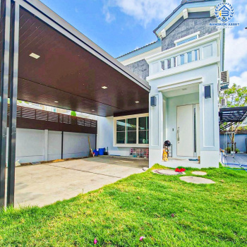 *****บ้านแฝดมือสอง โครงการ อัญญ่า ราชพฤกษ์-นครอินทร์ คุณภาพจาก L&H เนื้อที่ 46.90 ตร.ว. ฟังก์ชัน 3 ห้องนอน 3 ห้องน้ำ 2 ที่จอดรถ บริเวณกว้างเหมือนบ้านเดียว สภาพเหมือนใหม่ บนทำเลดี เชื่อมต่อถนนนครอินทร์ ถนนกาญจนาภิเษก ใกล้รถไฟฟ้าสายสีม่วง "สถานีบางพลู" และจุดขึ้นทางด่วน "ศรีรัช"