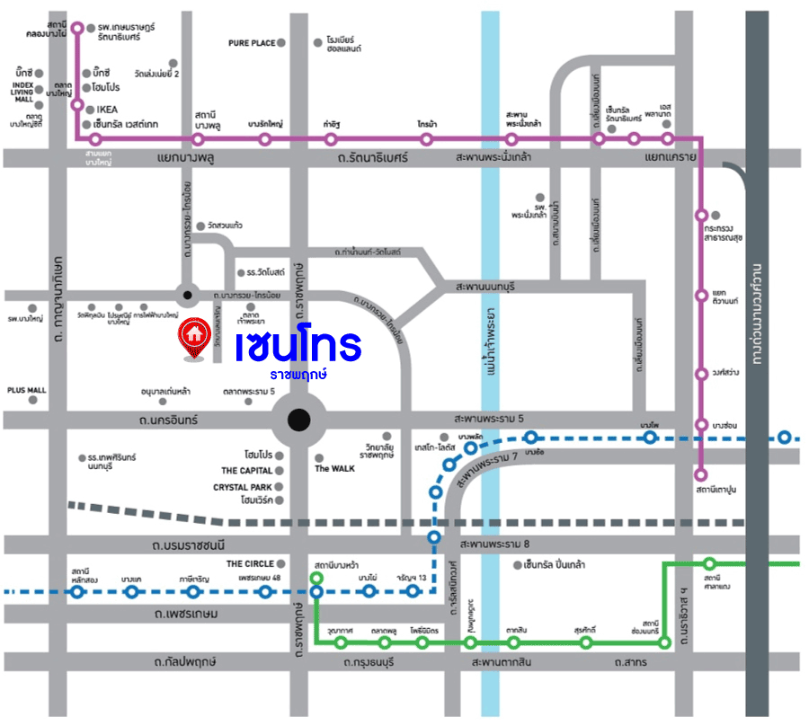 *****บ้านเดี่ยวมือสอง โครงการ เซนโทร ราชพฤกษ์ เนื้อที่ 51.50 ตร.ว. ฟังก์ชัน 3 ห้องนอน 3 ห้องน้ำ 2 ที่จอดรถ บ้านสภาพดีมาก มีความเป็นส่วนตัว บนทำเลดี เชื่อมต่อถนนนครอินทร์ ถนนกาญจนาภิเษก ถนนราชพฤกษ์ ใกล้รถไฟฟ้าสายสีม่วง "สถานีบางพลู" และจุดขึ้นทางด่วน "ศรีรัช"