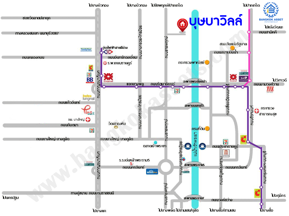 *****ทาวน์เฮ้าส์มือสองนนทบุรี หมู่บ้าน บุษบาวิลล์ ราชพฤกษ์ เนื้อที่กว้างเกือบ 22 ตร.ว. ฟังก์ชัน 2 ห้องนอน 2 ห้องน้ำ 1 ที่จอดรถ บ้านสภาพดี บนทำเลเยี่ยม เชื่อมต่อถนนรัตนาธิเบศร์, ถนนราชพฤกษ์ เพียง 10 นาทีก็ถึงรถไฟฟ้าสายสีม่วง "สถานีบางรักน้อย ท่าอิฐ" จองด่วน!