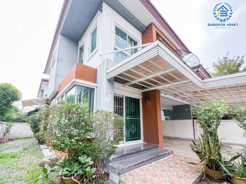 *****บ้านแฝดมือสองนนทบุรี โครงการ ชวนชมพาร์ค3 บางกรวย-ไทรน้อย เนื้อที่กว้างมากเกือบ 41 ตร.ว. ฟังก์ชัน 3 ห้องนอน 2 ห้องน้ำ 2 ที่จอดรถ บ้านสวย บนทำเลแห่งการเดินทาง เชื่อมต่อถนนบางกรวย-กรุงเทพ, ถนนกาญจนาภิเษก ใกล้โรงพยาบาลไทรน้อย ในราคาถูก!