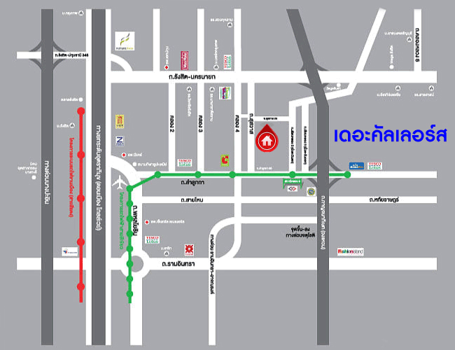 *****ทาวน์เฮ้าส์มือสองปทุมธานี โครงการ เดอะคัลเลอร์ รังสิต-คลอง4 หลังมุม เนื้อที่กว้างขวางถึง 27 ตร.ว. ฟังก์ชัน 3 ห้องนอน 2 ห้องน้ำ 2 ที่จอดรถ เนื้อที่เยอะ แถมฟรี! 2 เครื่องปรับอากาศ 1 เครื่องทำน้ำอุ่น บนทำเลแห่งการเดินทาง เชื่อมต่อถนนกาญจนาภิเษก, ถนนรังสิต-นครนายก ใกล้รถไฟฟ้าสายสีเขียว "สถานีคูคต" และทางด่วน "วงแหวนกาญจนาภิเษก"